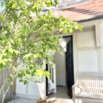 Grüner Rückzugsort vor dem Chalet