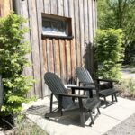 Privater Rückzugsort am TauberChalet mit Holzfassade - Sonnenterasse