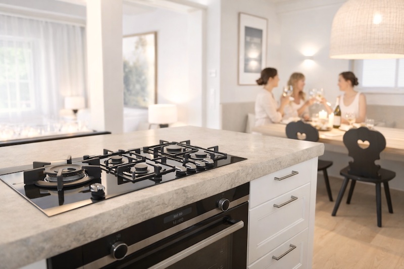 wohngesund_design_naturstein_arbeitsplatte_luxus_kueche_wellness_gesund_strahlungsarm_ferien_tauberchalet